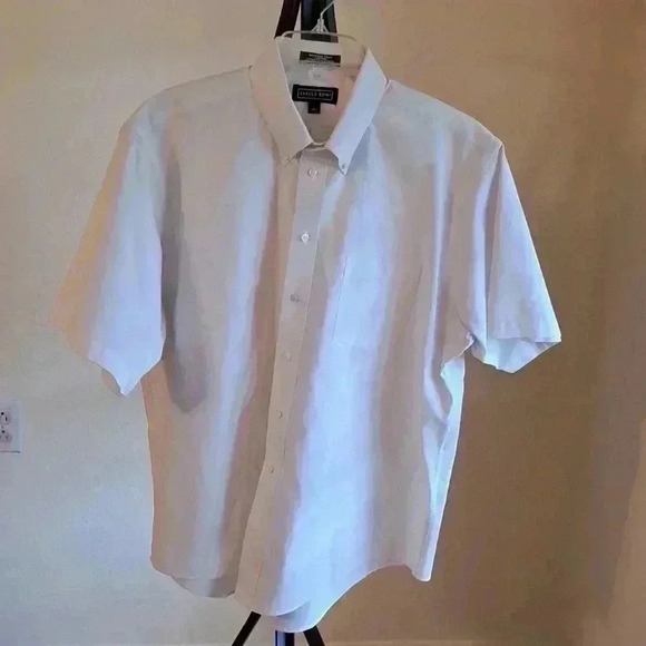 MENS SHIRT SAVILE ROW WRINKLE FREE OXFORD - Picture 2 of 4